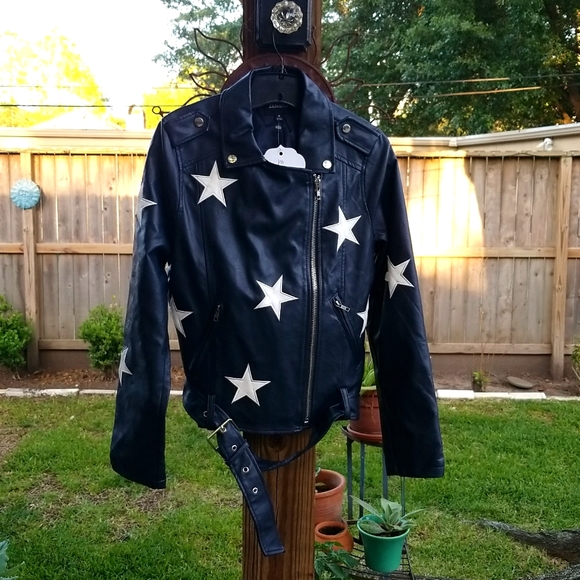 💥NWT💥 Zenana Moto Jacket M - Picture 1 of 4